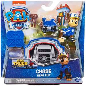 Paw Patrol Big Truck Pups Chase Action Figure with Clip-on Rescue Drone, Command Center Pod and Animal Friend - £4.17 at Amazon