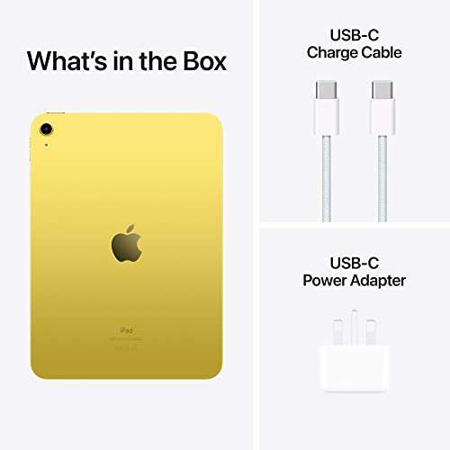 Apple 2022 10.9-inch iPad (Wi-Fi, 64GB) - Yellow (10th generation)