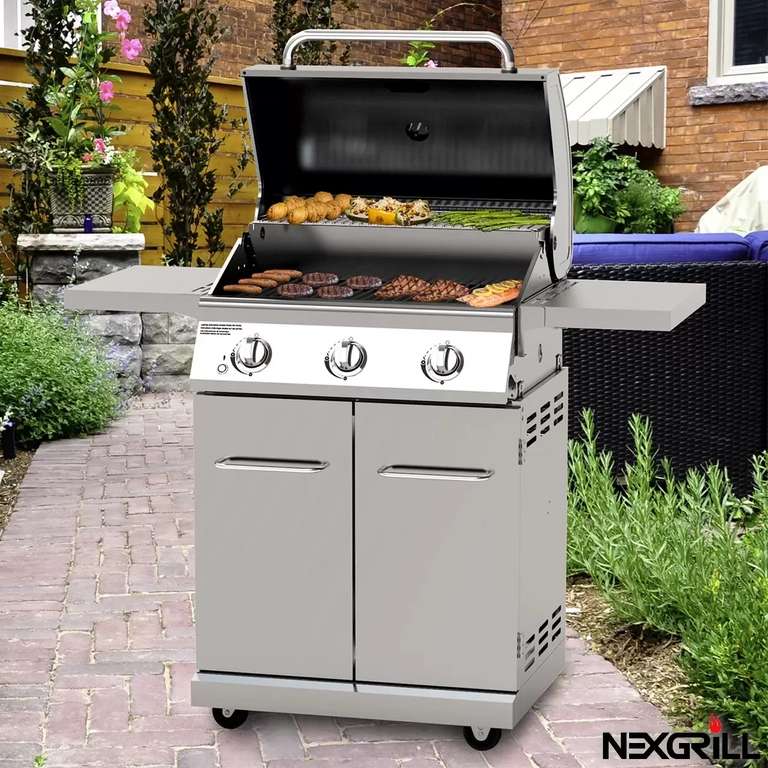 Nexgrill 3 Burner Stainless Steel Gas Barbecue + Cover £249.99 Delivered (Membership Required) @ Costco