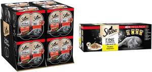 Sheba Beef cat food trays Pack of 8 (8 x 6 Trays x 37.5 g) Pack of 8 & Fine Flakes in Jelly – Poultry Collection (40 x 85 g) £34.38 @ Amazon