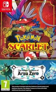 Pokemon Scarlet + The Hidden Treasure of Area Zero DLC (Switch) - thegamecollectionoutlet