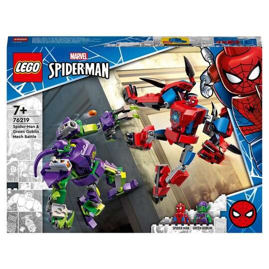 LEGO Marvel 76219 Spider-Man & Goblin/ 76195 Spider-Man Drone Duel /Jurassic World 76943 Pteranodon £10.50 each (Clubcard Price) @ Tesco