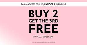3 For 2 on Selected Jewellery for Members