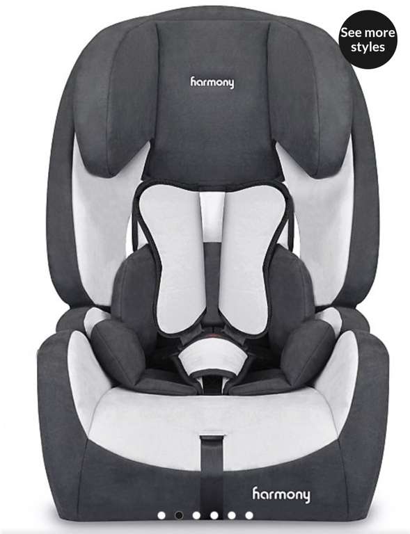 Harmony Genesys Deluxe Carseat w/ Isofix & Top Tether £79 with free click & collect @ George (Asda)