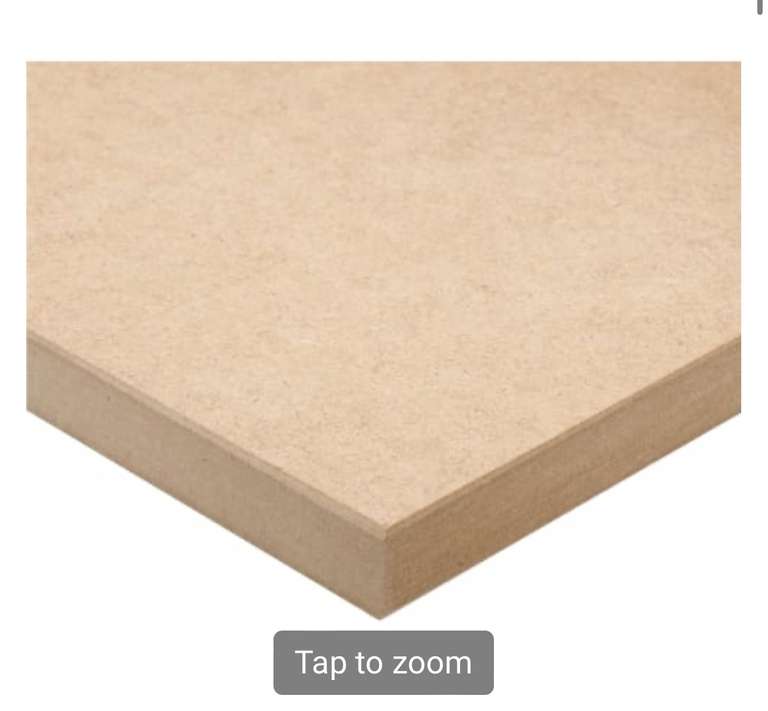 Wickes General Purpose Hardboard Sheet - 6mm x 607mm x 1220mm - £4 + Free Collection @ Wickes