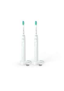 2x Philips Sonicare 3100 electric toothbrushes - White HX3675/13 £56.99 (£46.99 possible) @ Philips
