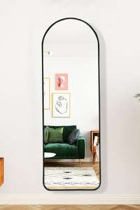 Living & Home Arch Full Length Framed Wall Mirror