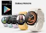 Samsung Galaxy Watch6 40mm + £50 Google Play Voucher £289 / £219 w/Trade In | Watch6 Classic £399 / £299 + £75 Google Play Voucher (+ Strap)