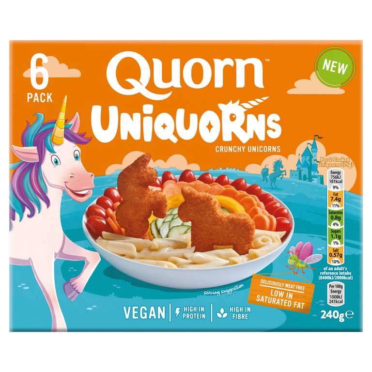 Quorn Uniquorns Crunchy Unicorns 240g £2.00 @ Iceland