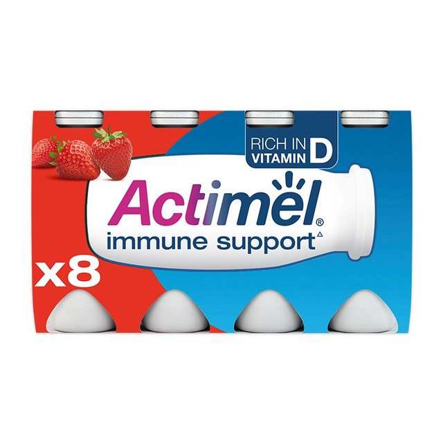 Actimel Strawberry/Multifruit 8 packs-79p (Grimsby)