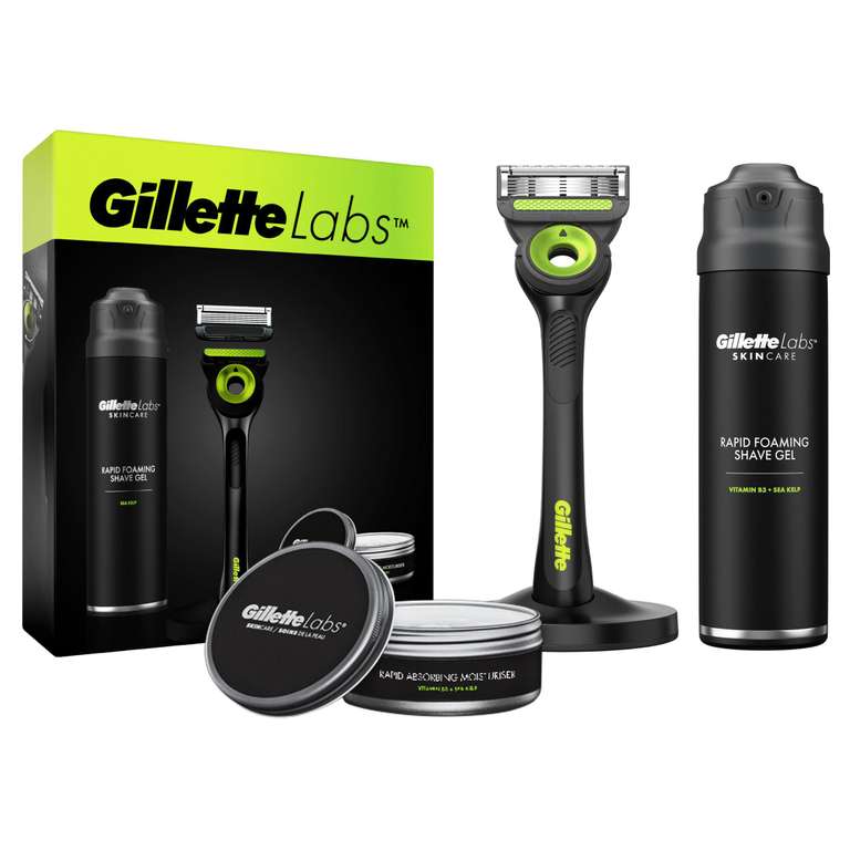Gillette Neon gift set instore Docks Gloucester