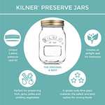 Kilner 1 Litre Round Glass Screw Top Lid Preservation Storage Jar £2 @ Amazon