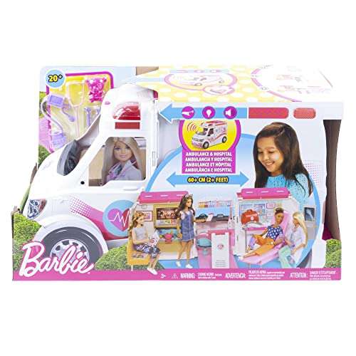 wonder passagier koppel Barbie Care Clinic Ambulance and Hospital Playset £30.99 @ Amazon |  hotukdeals