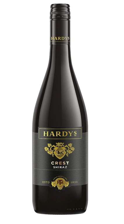 Hardys Crest Shiraz Wine 2021, 6 x 750ml With Voucher