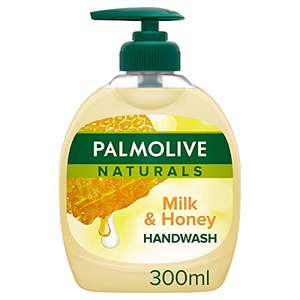 Palmolive Naturals Milk & Honey Handwash, 300ml 89p @ Amazon