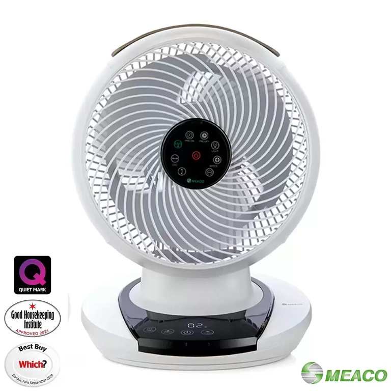 Meaco 1056 10" Air Circulator Fan with Remote Control
