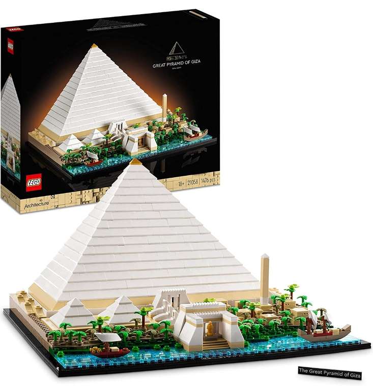 LEGO Technic 42154 2022 Ford GT Set £79 / Architecture 21058 Great Pyramid of Giza £96 - Free Click & Collect @ Argos