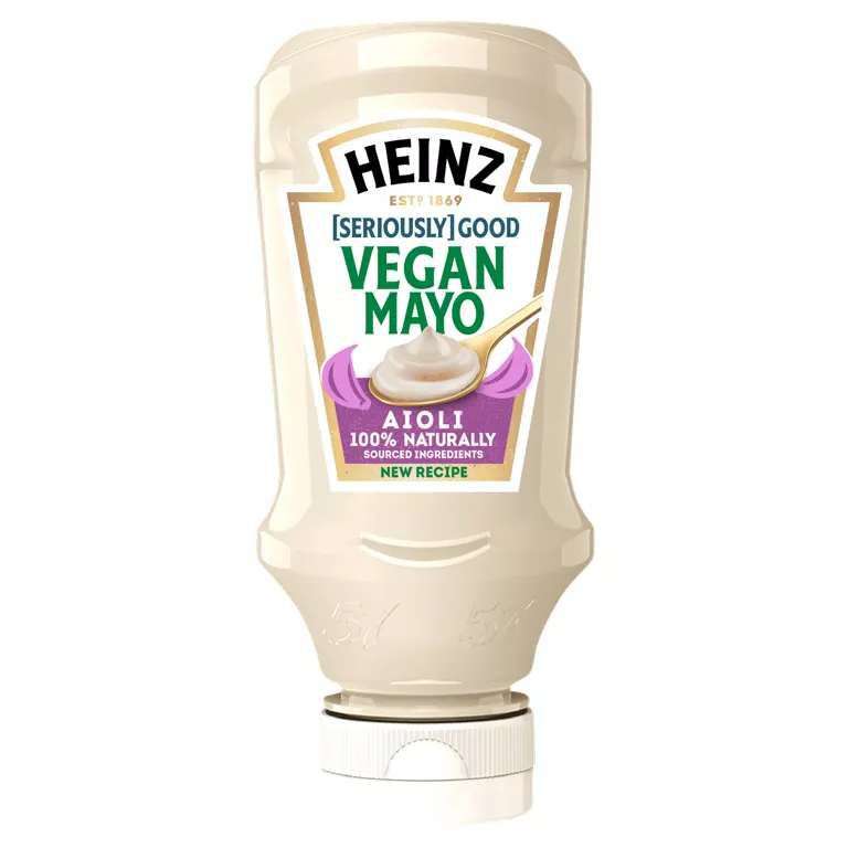 Heinz Vegan Aioli Mayo (220ml) 3 for £1 @ Heron Foods (Grimsby)