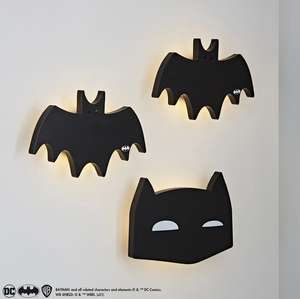 Batman Set of 3 Wall Lights £10 + Free Collection @ Dunelm