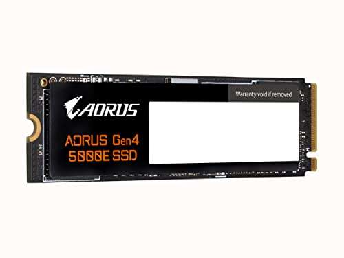 1TB - Gigabyte AORUS 5000E PCIe Gen 4 x4 NVMe SSD - 5000MB/s, 3D TLC (PS5 Compatible) - £56.18 Sold by Amazon US @ Amazon
