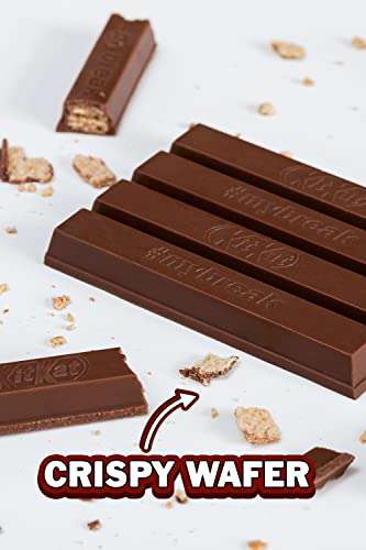 KitKat 4 Finger Milk Chocolate Bar - 24 x 41.5g - £7.50 (£7.12 with voucher) @ Amazon