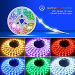RGB 2m 60 LED Strip Lights for TV or room- USB or Battery operation Sold by CheerLong
