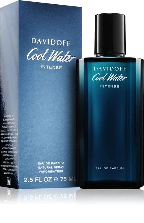Davidoff Cool Water Intense eau de parfum for men 75ml £20.34 Delivered (see description) with Codes @ Notino