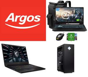 10% off Selected Gaming PC and Desktops with discount code @ Argos