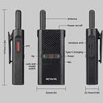 RETEVIS RB628B WALKIE TALKIE Two Way Rechargeable Radios 6pieces - £67.19 with on-site voucher @ Sold by Retevis Dispatched by Amazon