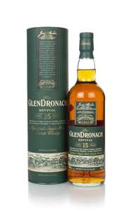 The GlenDronach Revival Aged 15 Years Single Malt Scotch Whisky 46% ABV 70cl