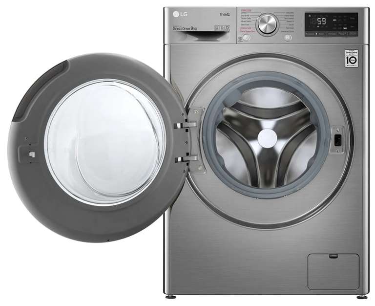 LG AI DD V5 F4V509SSE WiFi-enabled 9 kg 1400 Spin Washing Machine - Graphite