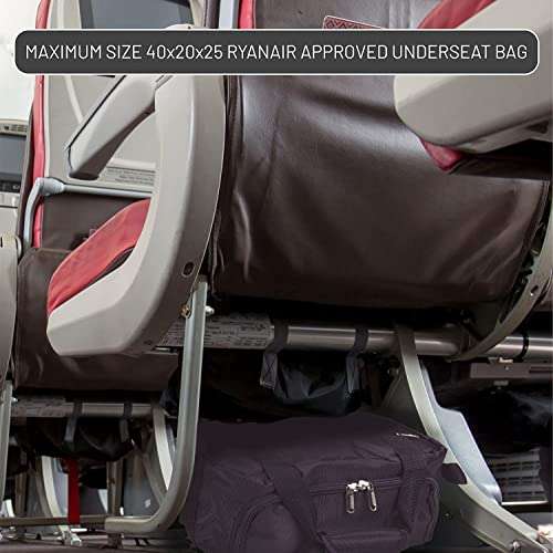Ryanair Underseat 40x20x25 Carry On Hand Luggage Approved Under Seat Travel Cabin  Bag Pink Easyjet 40 X 20 X 25 Cm