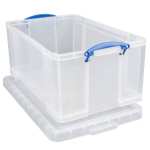 2 for £30 Really useful storage box - clear 64 litres - Free Click & Collect @ Homebase