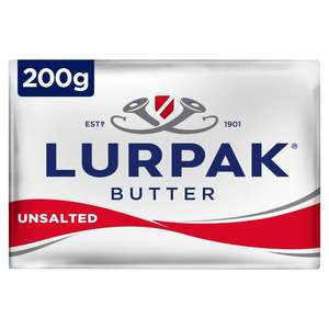 Lurpak Salted/Unsalted Butter 200g