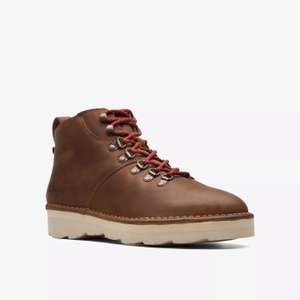 Clarks Mens Craftdale Hike Leather Boots (Sizes 6-9) - W/E-Mail Sign Up