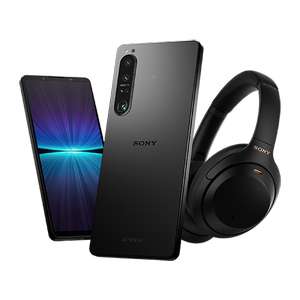 New Sony Xperia 1 IV with FREE Sony WH-1000XM4 Headphones - £1290 + £300 when you trade (£990) @ O2