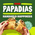 Free Papadia Students (part sandwich / part pizza) - online min spend applies / free collection @ Papa Johns