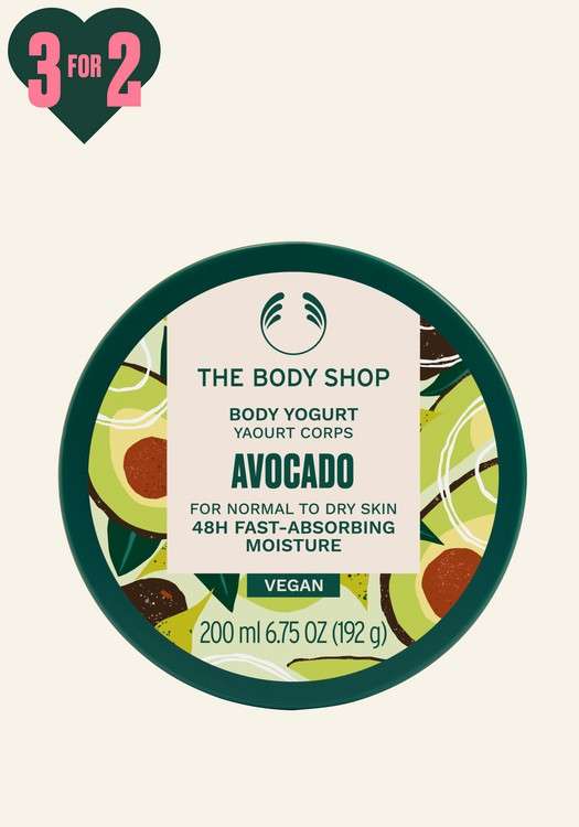 Up to 50% Off+3 For 2 On All Sale Items eg Love&Plums Shower Gel £1/Avocado Body Yogurt £8.40+£3.49 Delivery/Free on £35+spend @TheBodyShop