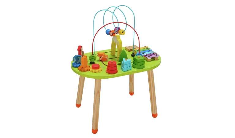 Chad Valley Wooden Activity Table - £22.50 free collection @ Argos