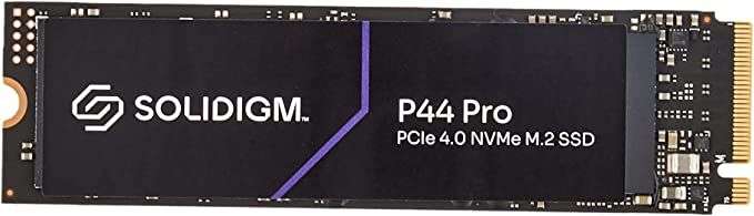 1TB - Solidigm (SK Hynix/Intel) P44 Pro PCIe Gen4 x4 NVMe SSD - 7000MB/s, 3D TLC, 1GB Dram Cache, 750 TBW (PS5 Compatible) - £62.99 @ Amazon