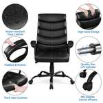 Yaheetech High Back Ergonomic Office Chair Faux Leather