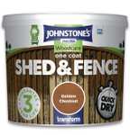 Johnstone's Woodcare One Coat Shed & Fence Paint 5L