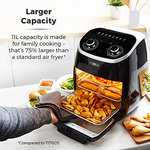 Tower T17038 Xpress 5-in-1 Manual Air Fryer Oven with Rapid Air Circulation, 60-Minute Timer, 11L, 2000W, Black