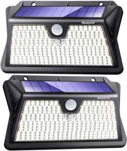 Reayos Solar Lights Outdoor, Upgraded Optics Lens Solar Security Lights - £12.99 @ Dispatches from Amazon Sold by HiLiant-EU