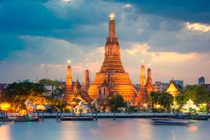 Return flights to Bangkok from London with Qatar Airways (e.g. Oct 9-24)