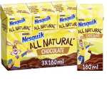 Nesquik All Natural Ready To Drink Chocolate, 3 x 180ml - £1.30 @ Amazon
