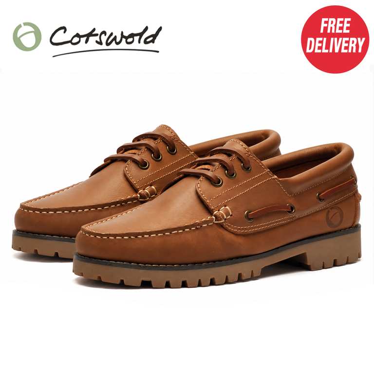 Cotswold Outdoors Inglecote Mens Leather Loafer Lace Up Shoes With Code
