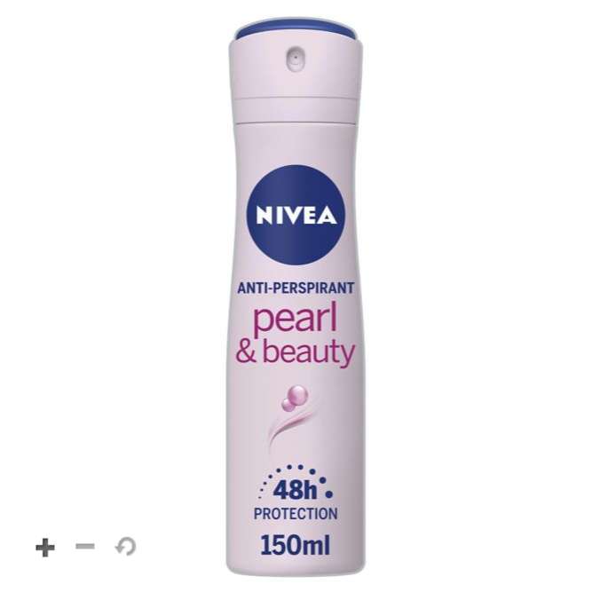 NIVEA Anti-Perspirant Deodorant Spray, Pearl & Beauty, 48 Hours Deo, 150ml - £1.50 C&C