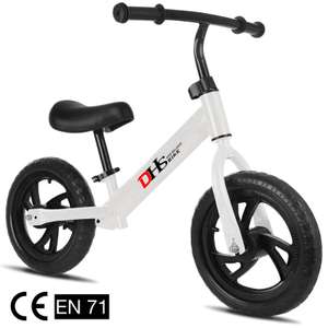 Kids Balance Bike 12inch Carbon Steel Balance Bike £22.99 @ Dreamhomestore