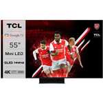 TCL 65C845 Smart 4K Mini-LED 144hz TV with QLED
